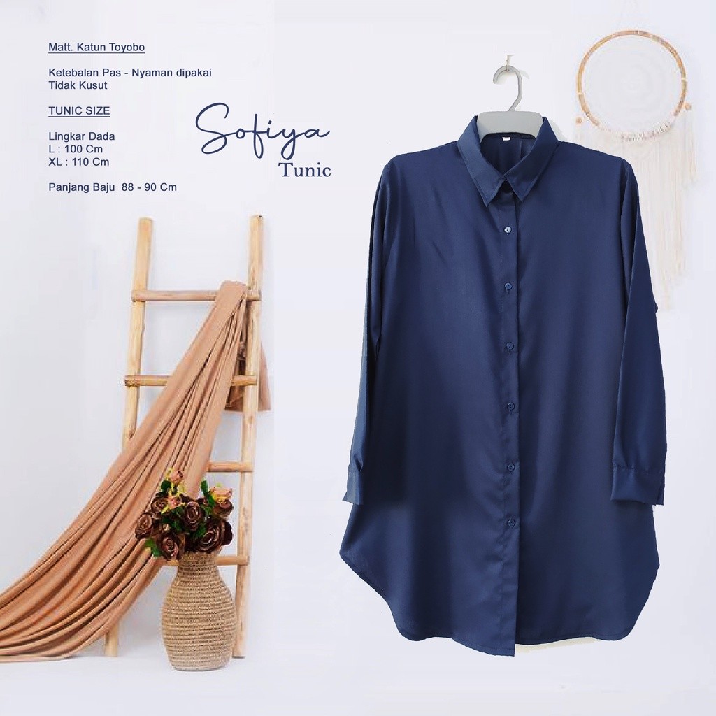 READY - Tunik Toyobo Polos Basic