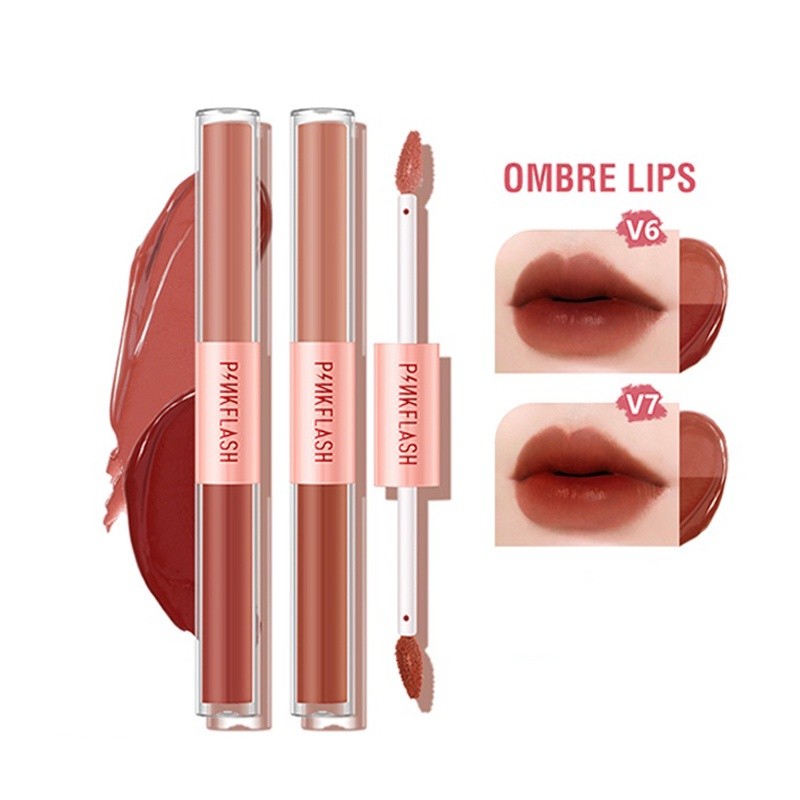 PINKFLASH Duo Lip Gloss PF-L13 - Lip Gloss - Original Bpom