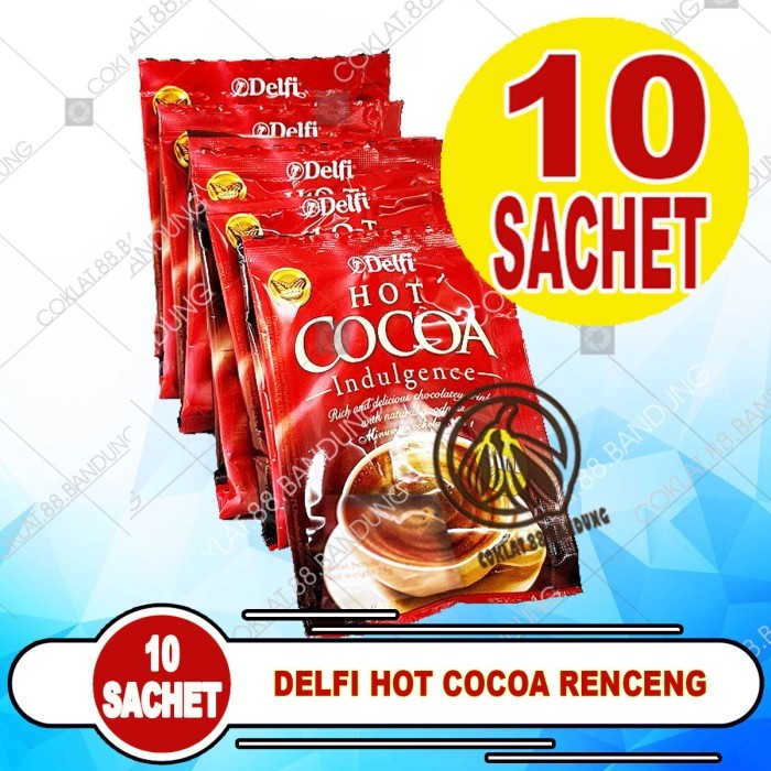 

DELFI HOT COCOA INDULGENCE ISI 10 X 25gr - MINUMAN COKELAT BUBUK