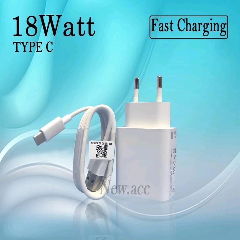 Charger XIAOMI Original 100% 18W USB MICRO / TYPE C Fast Charging Compatible All Type Series Kabel