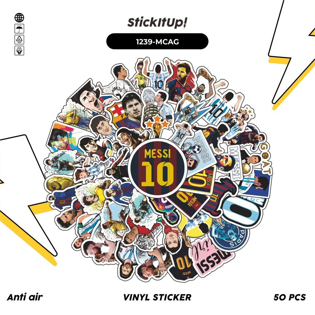 

COD 50 Pcs Stiker M.C. Age Lucu Anti Air Untuk Dekorasi Notebook Sepeda Skateboard Handphone DIY