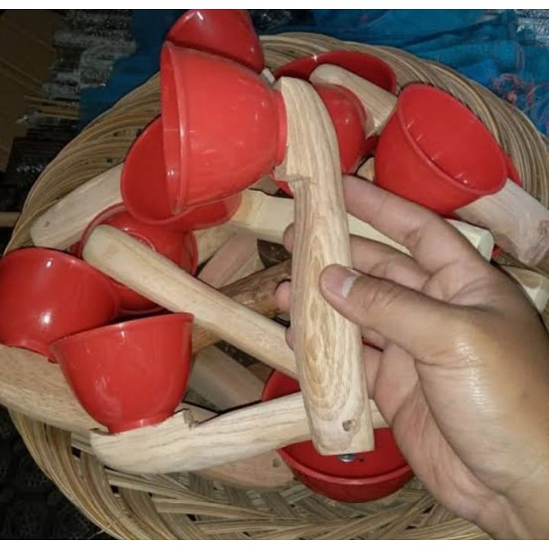 Centong nasi ampera plastik / sendok nasi rumah makan