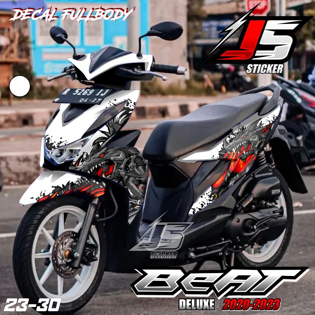 (COD) TERBARU Decal Sticker Beat DELUXE STREET 2020 2021 2022 2023 Full body - Stiker Variasi Beat F