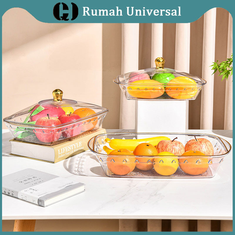 Nampan Plastik Buah / Nampan Aethetic Emas Nampan Plastik Kotak Nampan Snack