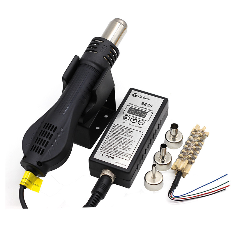 Soldering Station 8858 Portable Digital Hot Air  BGA Rework Solder Station Hot Air Blower Heat  Deso