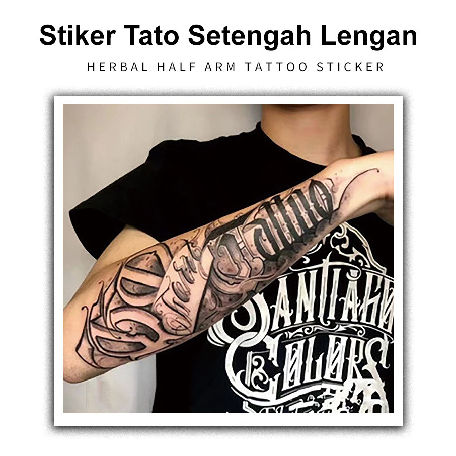 Zhalo Tato Temporer Tahan Lama 1 Bulan/Temporary Tattoo Lengan/Tato Semi Permanen