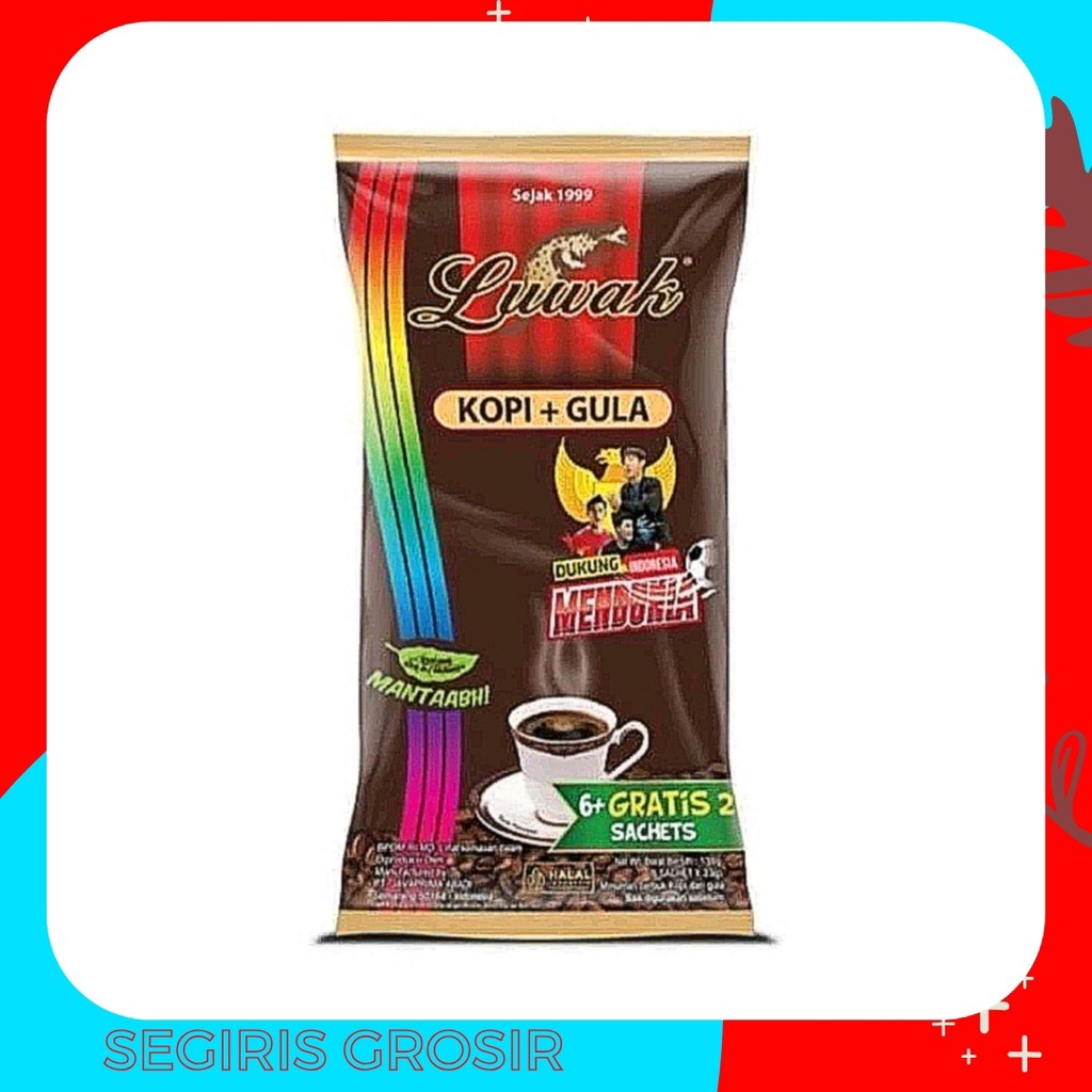 

Luwak Kopi Hitam Plus Gula Black Coffee isi 8 pcs