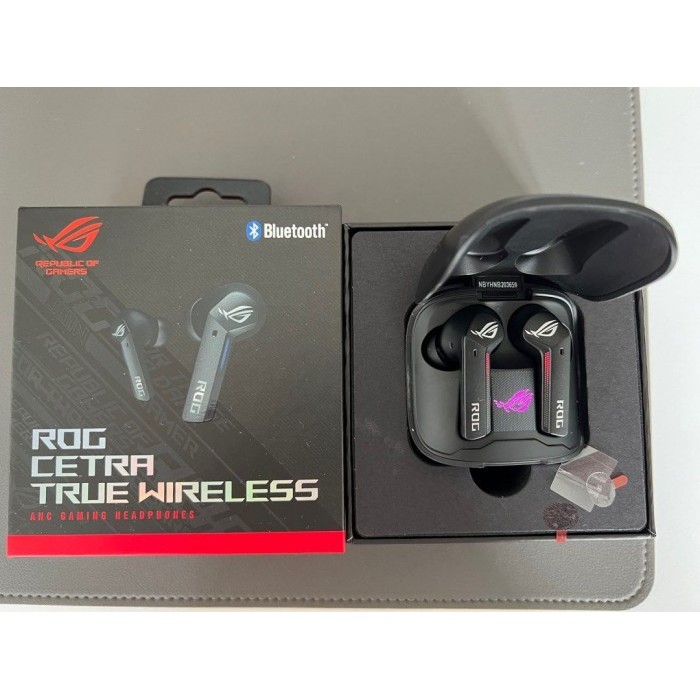Asus Rog Cetra II True Wireless Gaming Eahone Gaming II In-Ear Gaming Headphones - CETRA CORE 2, SEC