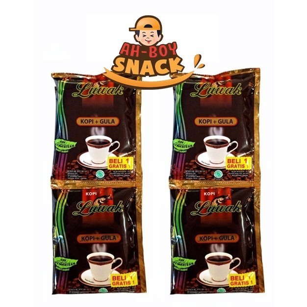 

KOPI LUWAK HITAM (KOPI + GULA) RENCENGAN - AHBOY SNACK