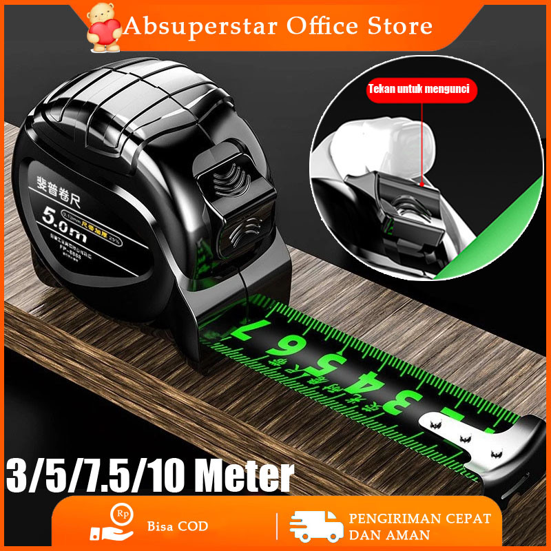 3/5/7.5/10 Meter Paling Kuat/Meteran Digital Laser/Meteran Baja Anti Karat/Meteran Anti Karat