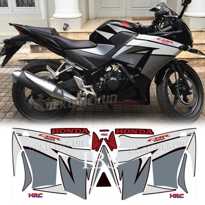 STRIPING CBR 150R HITAM 2014 2015 2016 STANDAR HONDA CBR150R POLET