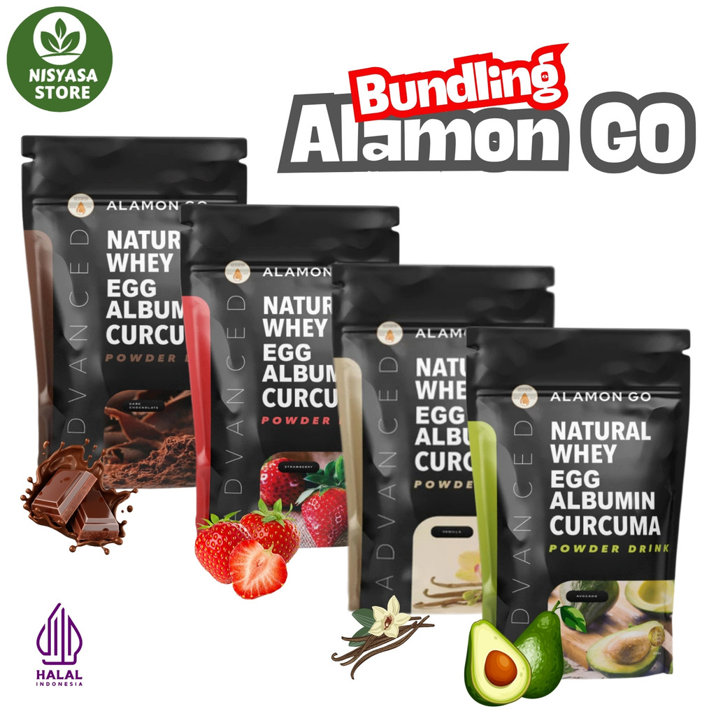 

Alamon GO Bundling Semua Rasa Susu Penggemuk Penambah Berat Badan Nafsu Makan