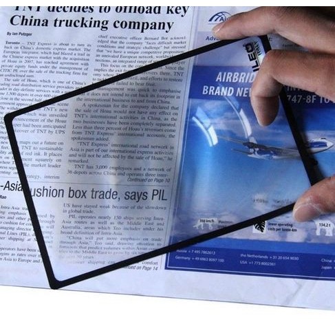 

TERBARU Magnifier Sheet A5 (3X) - Kaca Pembesar 3X Ukuran A5