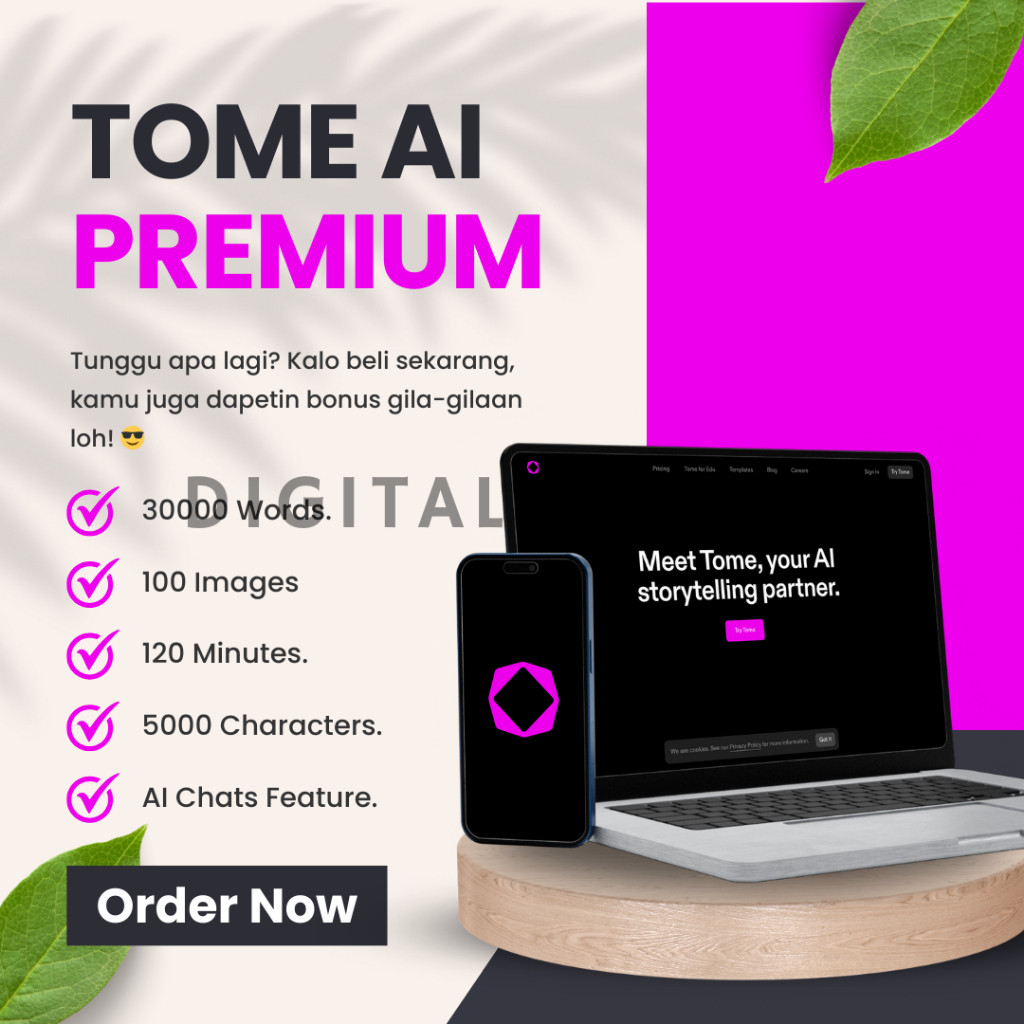 TOME.APP - AI UNTUK MEMBUAT PRESENTASI 30 HARI RESMI