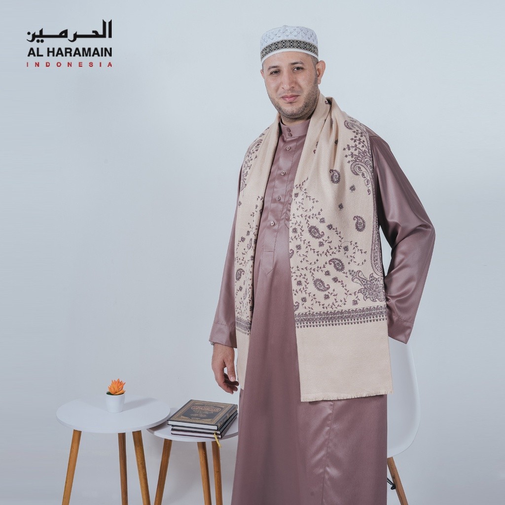 [HOT NEW] AL Haramain Jubah / Gamis Pria Remaja & Dewasa Viet Polos / Jubah AL Haramain | Coklat Tua