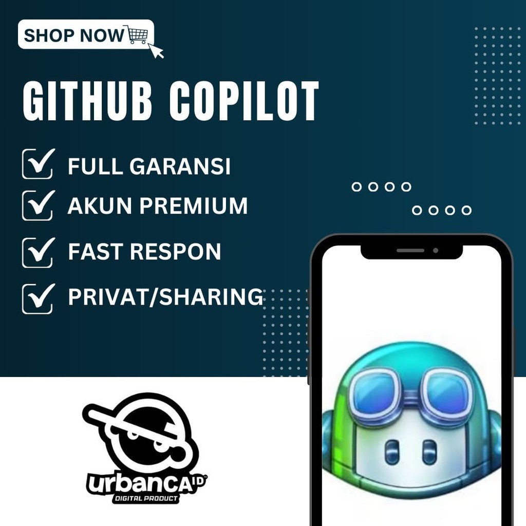 Github Copilot Premium 1 Tahun Full Garansi (Proses Tercepat Buka 24 Jam)