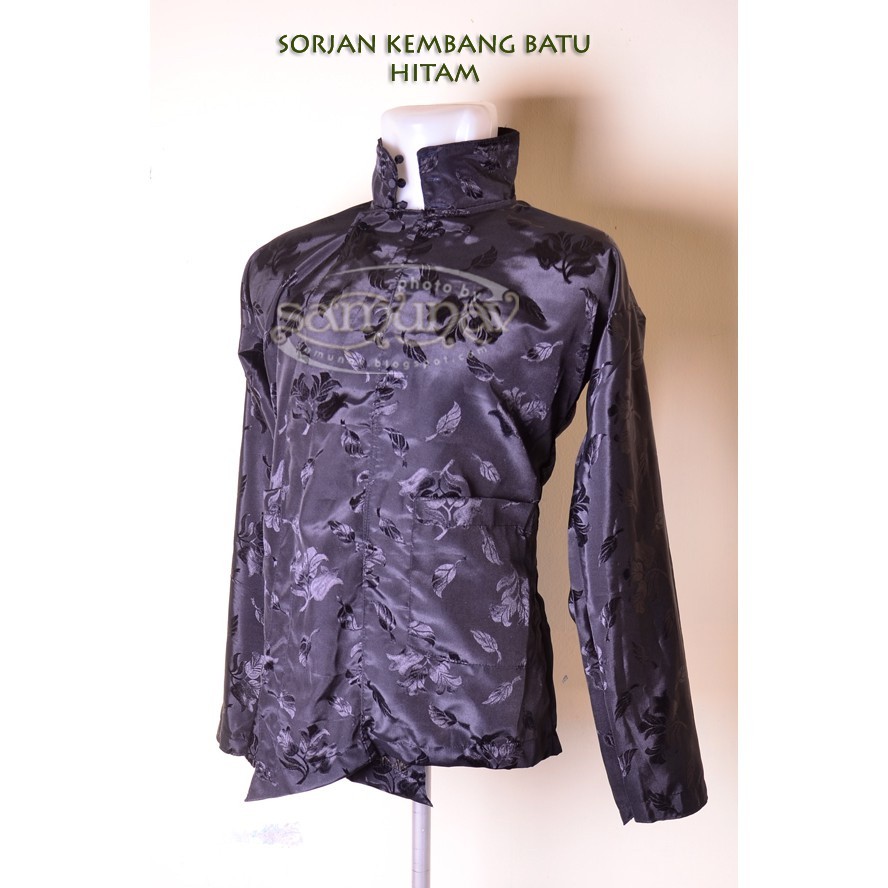 Baju Surjan Kembang Batu - Baju surjan adat motif kembang batu