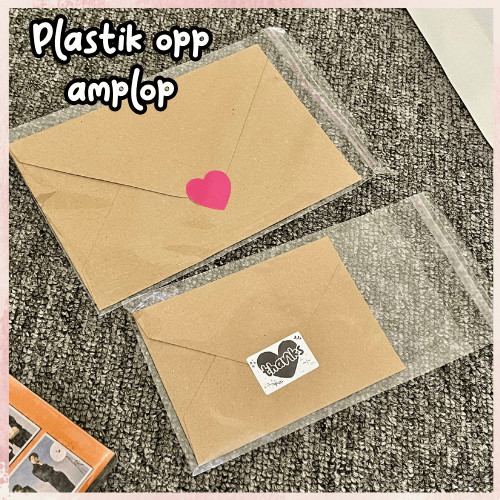 

AMPLOP PLASTIK OPP PACKING PHOTOCARD KPOP MURAH SATUAN SHARING PC AESTETHIC PACKAGING MACAM MACAM UKURAN