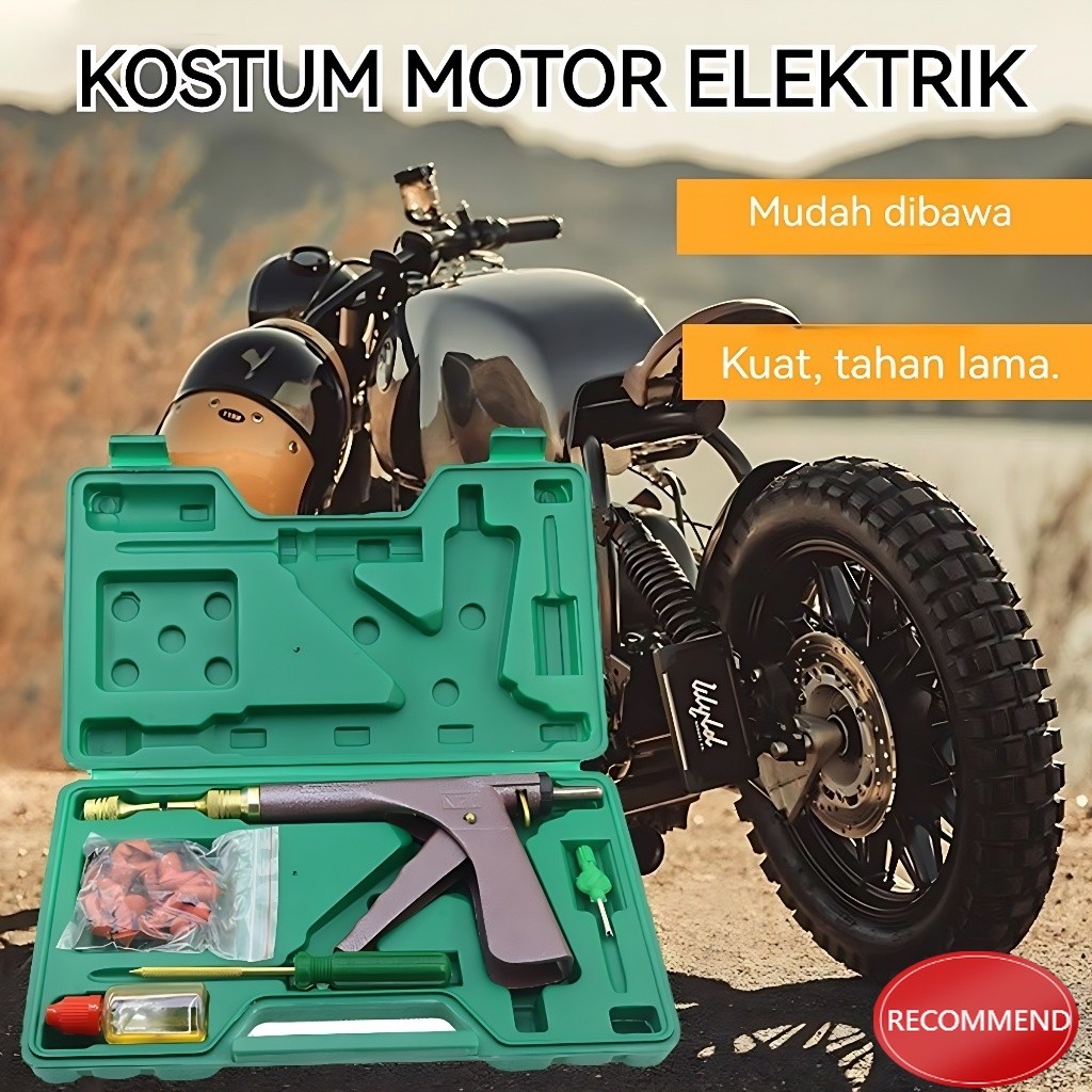 Alat Tambal Ban Tubles Tubeless Roda Vacuum Alat Tambal Ban Tubles Gun Bentuk Tembak Alat Tambal Bag