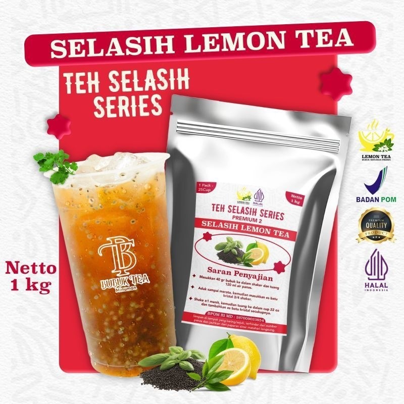 

BUBUK Thai Black Tea 1KG / LEMON Tea SELASIH BUBUK MINUMAN PREMIUM INSTAN