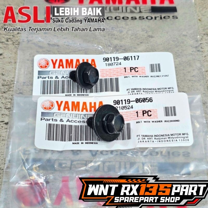 BAUT COVER TUTUP RANTAI RANTE F1ZR FIZR FORCE1 SS TWO ORIGINAL YAMAHA | 90119-06117 90119-06056