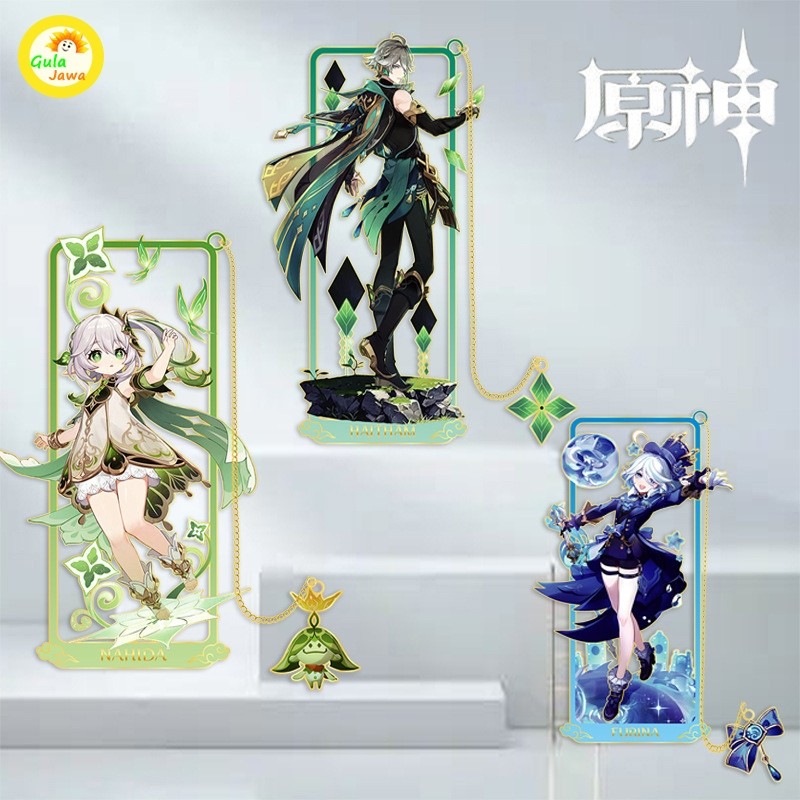 

Bookmark Metal Genshin Impact Karakter Resmi Pembatas Buku Koleksi Anime Premium Hadiah Unik untuk Penggemar Game & Pelajar