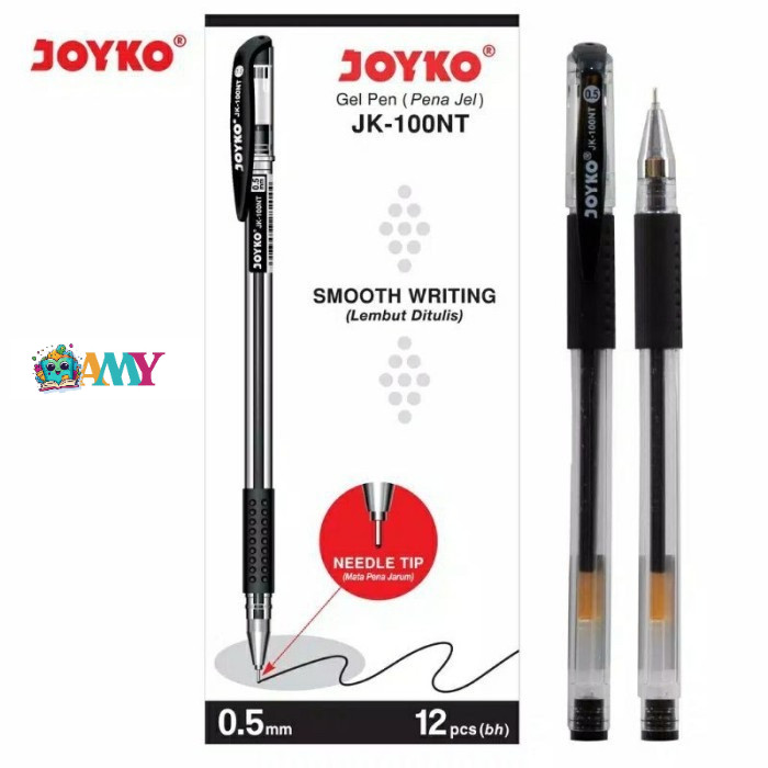 

(1PAK ISI 12PCS)JOYKO BALLPOINT JK 100NT AMY STASIONARY