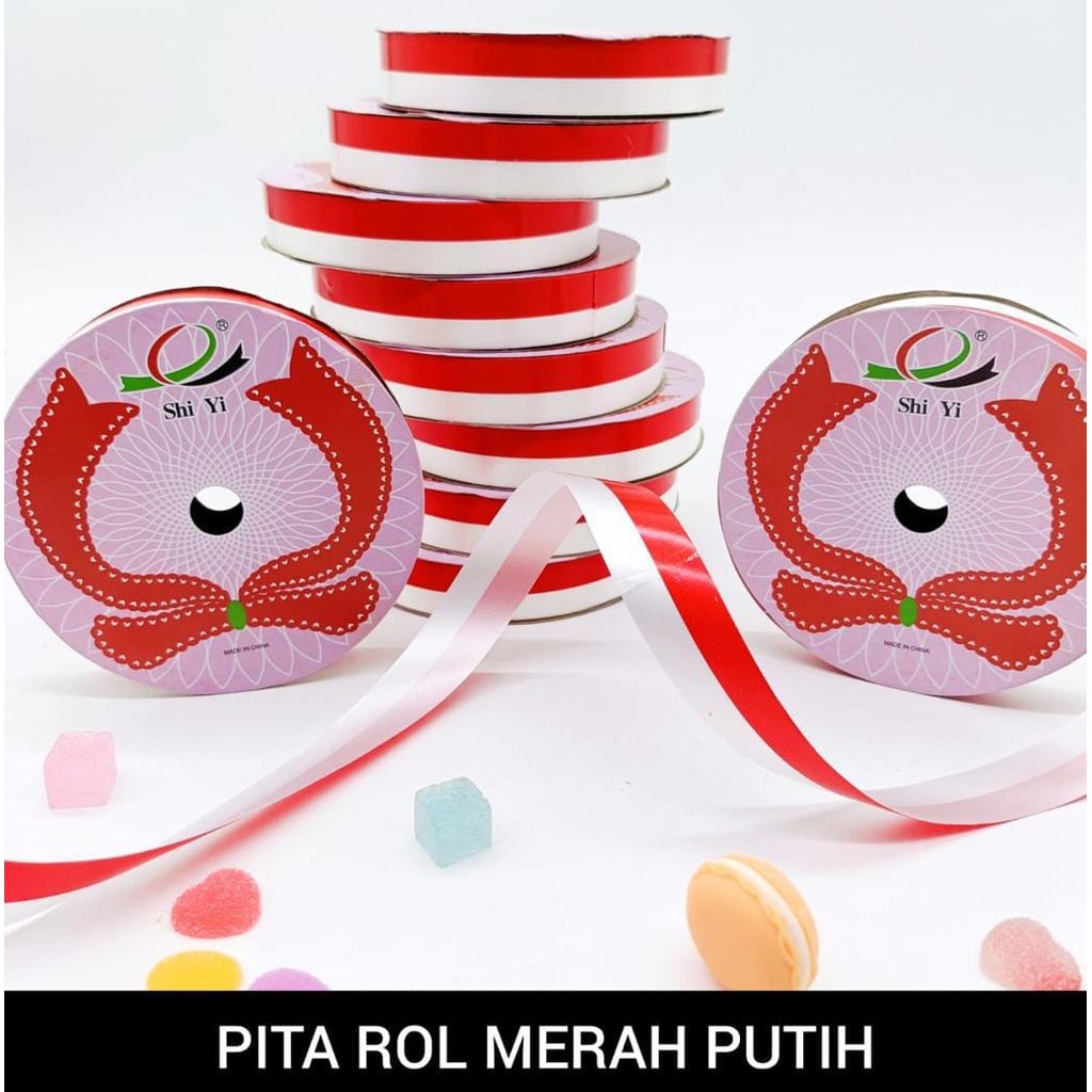 

*AMJ* PITA ROLL MERAH PUTIH (1.8 CM X 100 CM) / PITA BENDERA / PITA AGUSTUSAN