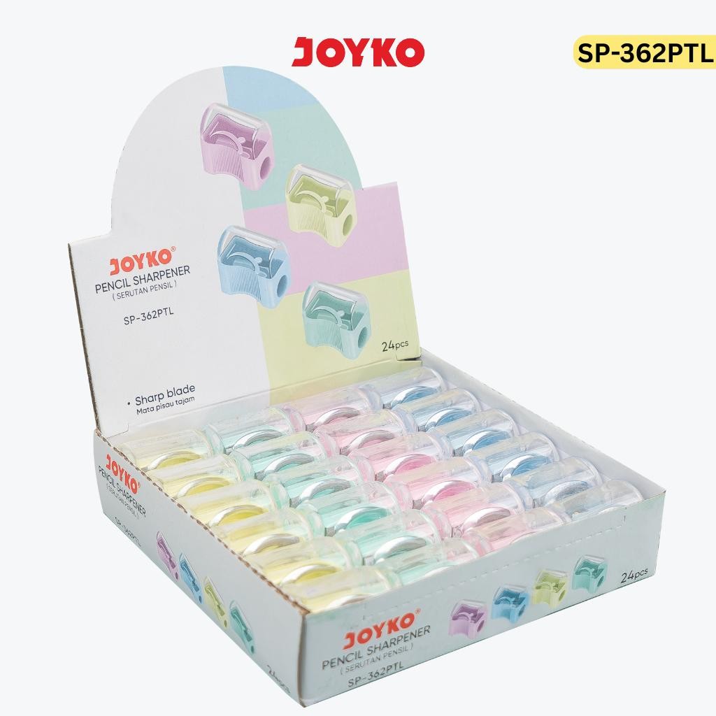 

JOYKO Sharpener Rautan 1 Pack SP-362PTL Isi 24 Pcs