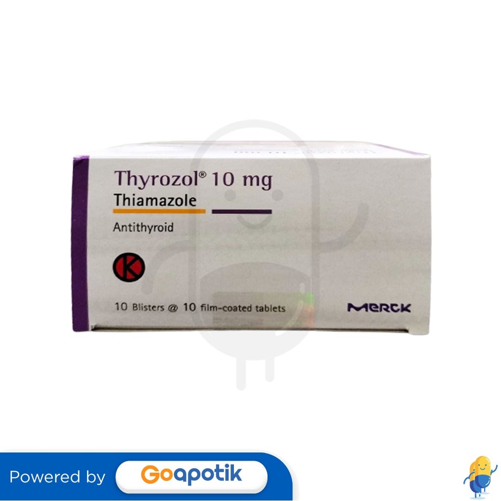 Thyrozol 10 Mg Box 100 Tablet / Hipertiroid