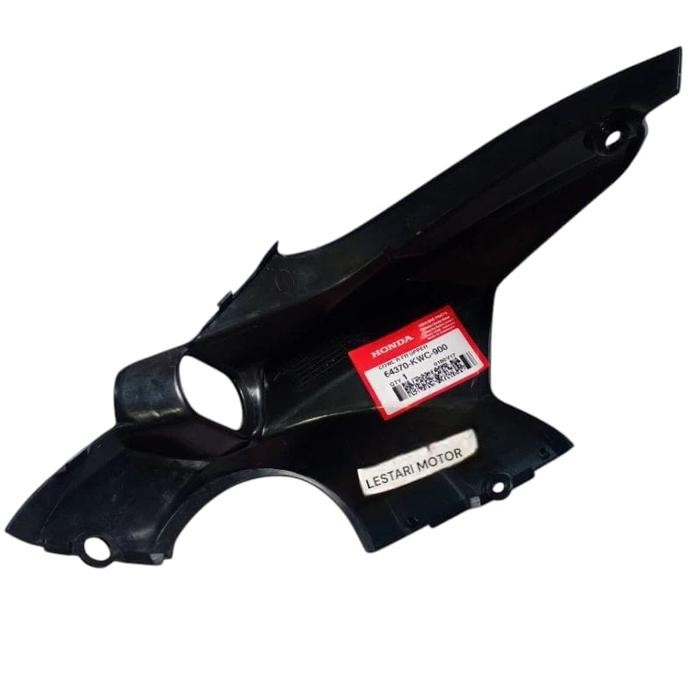 TERBARU DAN TERHEMAT COVER LEHER KONTAK CS1 BAGIAN KANAN 64370-KWC-900 LANGKA WARNA HITAM ASLI AHM 1