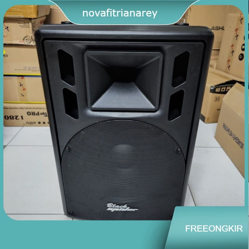 SPEAKER ACTIVE 15 INCH BLACKSPIDER 2 WAY 1000 WATT