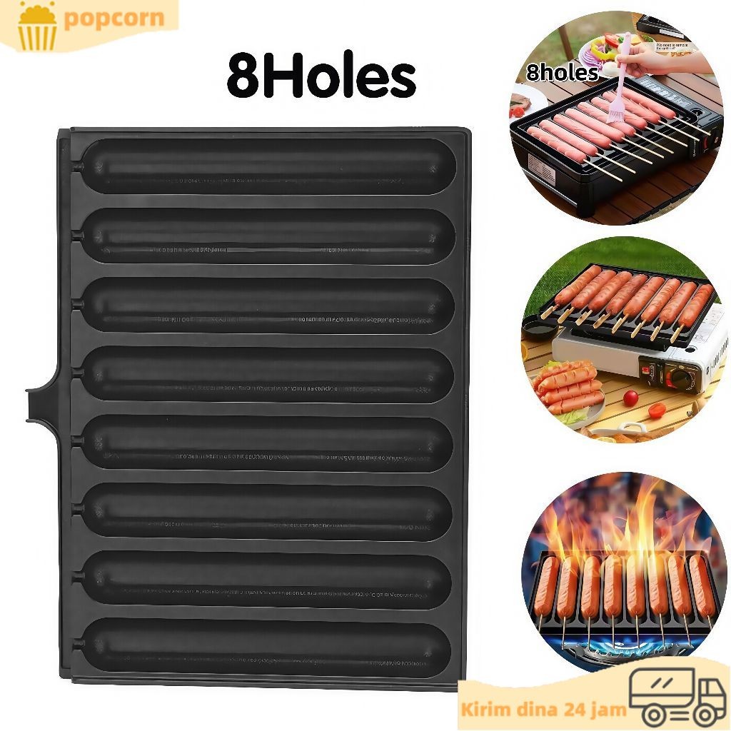 Cetakan Sosis Panjang / Panggangan Sosis Panjang / Pemanggang Sosis / Frying Pan Breakfast Multi-fun