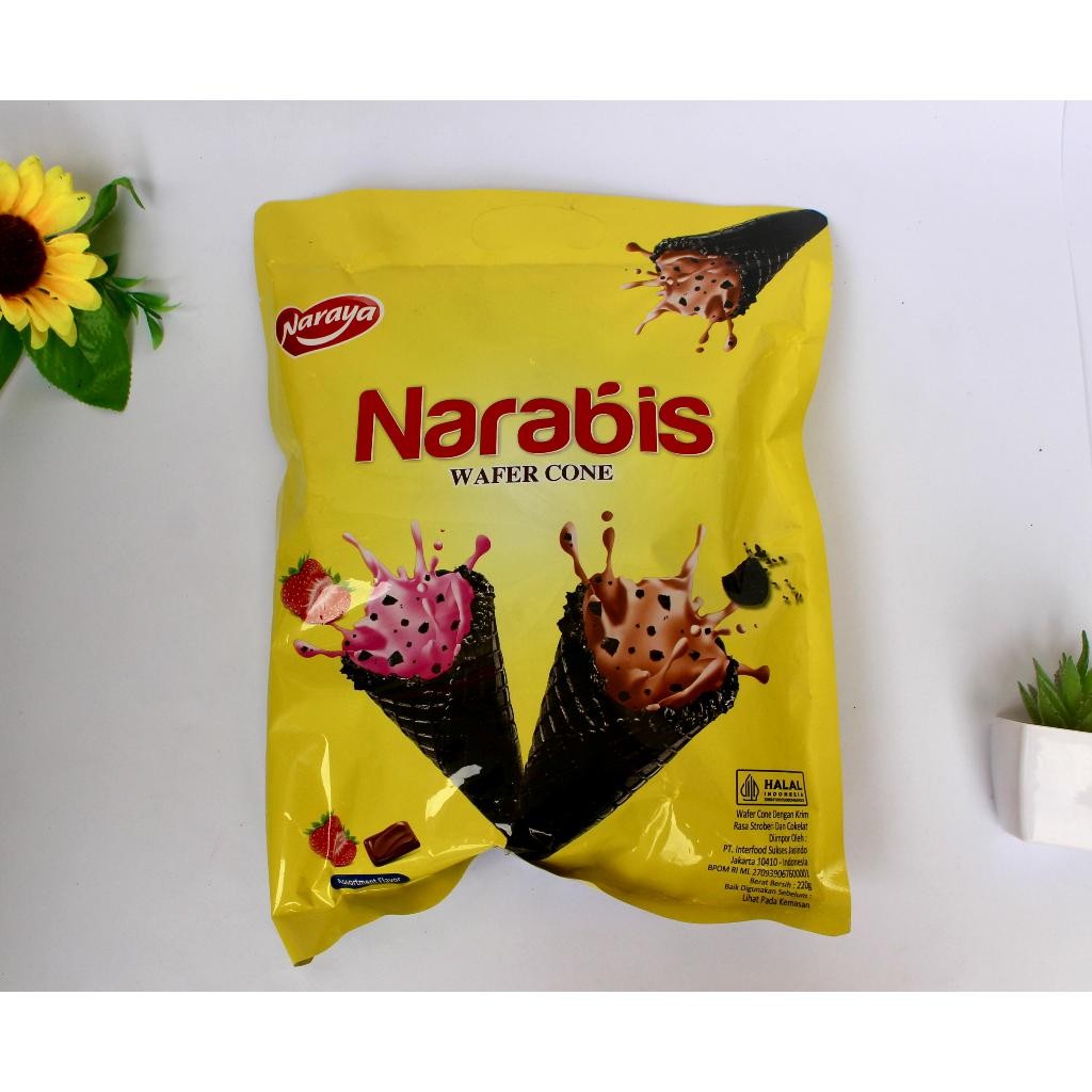 

Promo Narabis wafer cone narabis wafer cone es krim narabis wafer cone mawar naraya narabis