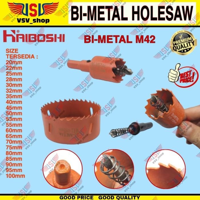 

HoleSaw Hole Saw Bi-Metal Mata Bor Besi Kayu PVC Plastik Drywall - 20mm Sale