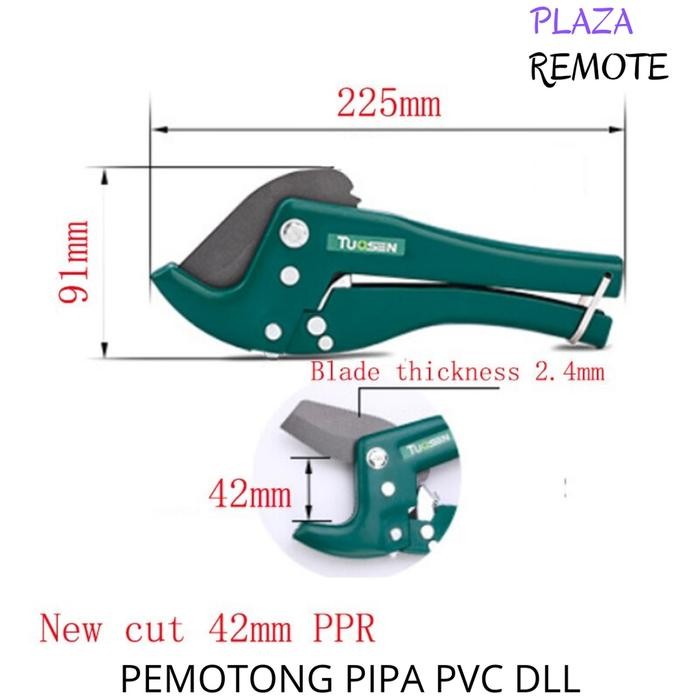

GUNTING PIPA PVC CUTTER PPR HDPE PEX PRALON TANG POTONG - 33 MM Sale