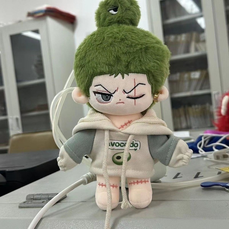 One Piece Zoro Cotton Doll Can Be Changed Into A 20cm Cute Q-version Plush Toy