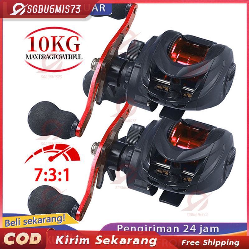 (COD)reel bc murah berkualitas / reel bc / pancing 1 set lengkap kuat / reel casting / bc casting / 