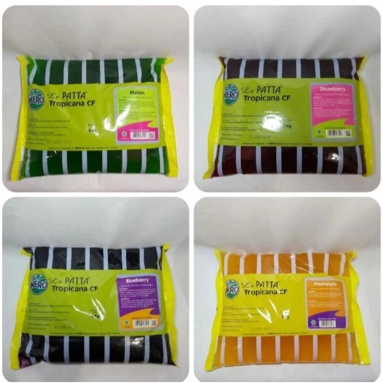 

Selai Le Patta Top Kita 5 Kg Selai Halus Blueberry - Strawberry - Nanas
