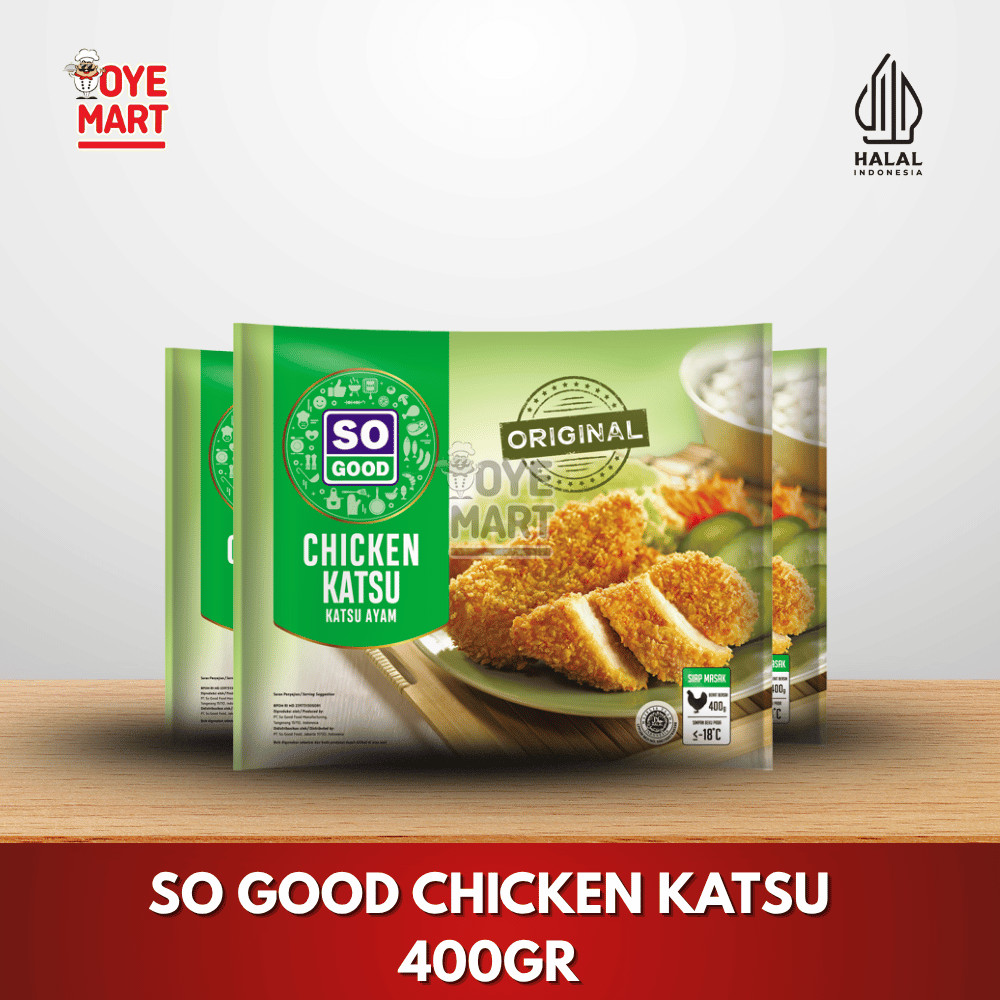 

SO GOOD KATSU 400GR / CHICKEN KATSU / AYAM KATSU