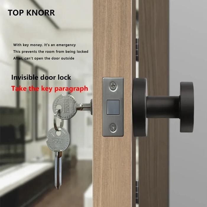 

. Invisible Door Lock Single Side Lock Secret Lock Interior Bedroom -