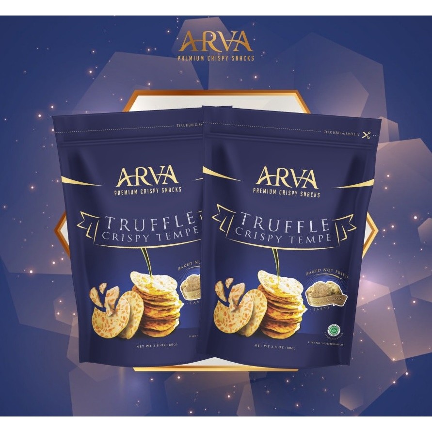 

Arva Truffle Crispy Tempe 80Gr Keripik Tempe
