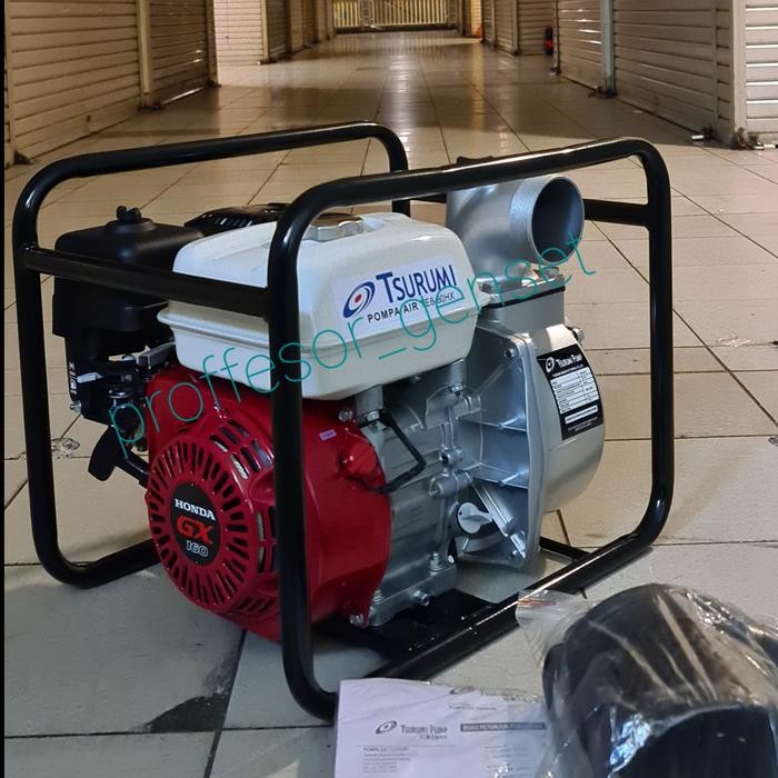 Pompa alkon irigasi 3 inch HONDA TSURUMI waterpump bensin TE8 80HX