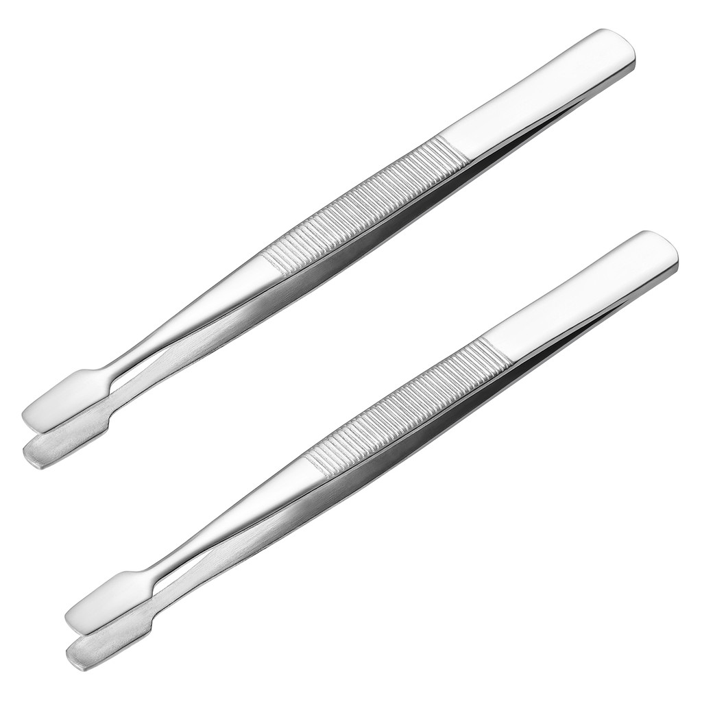 

Stamp Tweezers Philately Stamps Collector Tools Stainless Steel Stamp Tweezers ( Silver )