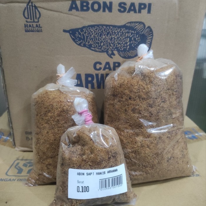 

Abon sapi Arwana 100gr - Manis