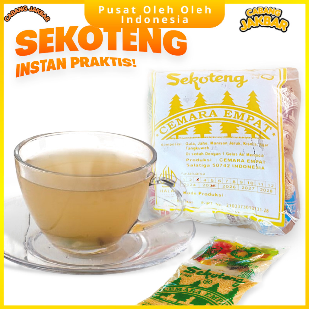 

Sekoteng Instan Cap Cemara Empat isi 10 Pcs 300 gr JB 01