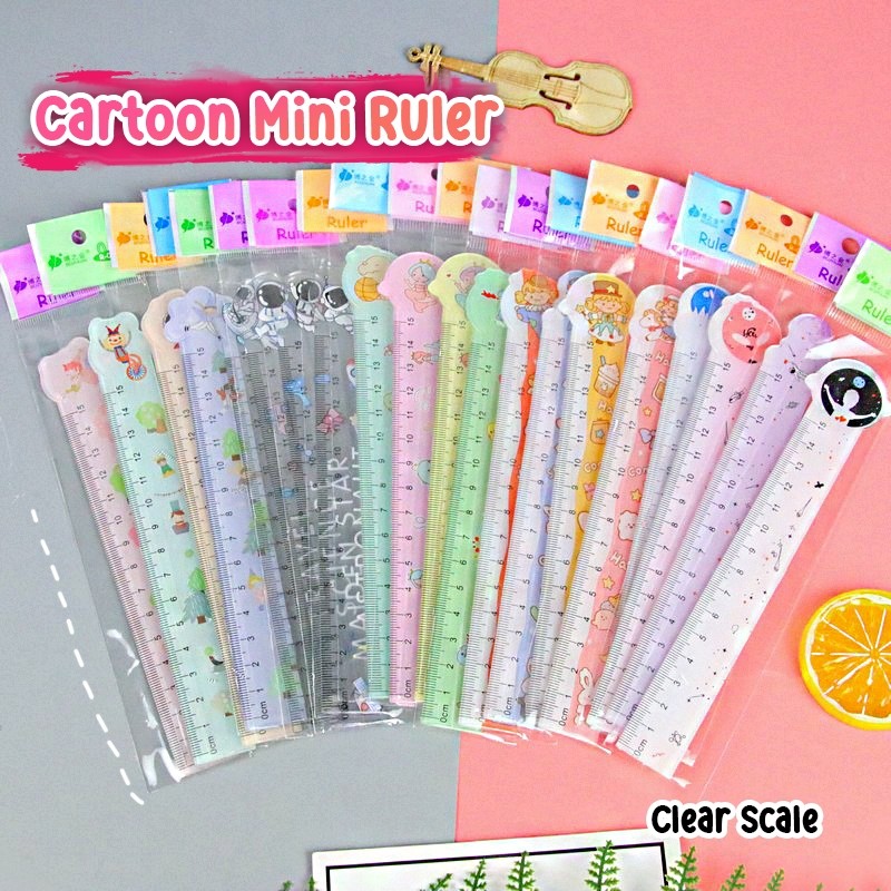 

Joi.Street - Penggaris Mini Motif Kartun, Alat Tulis Sekolah Anak, Cute Cartoon Mini Ruler Stationery