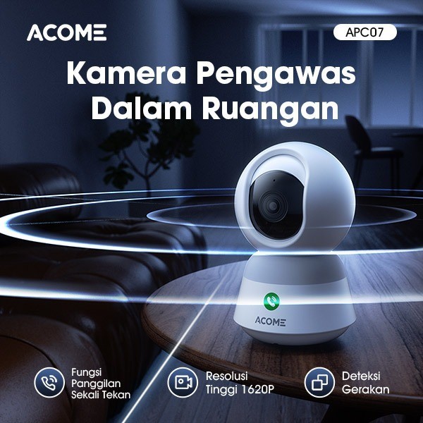 CAMERA CCTV ACOME IOT APC07 SMART CAMERA UHD MOBILE APP CONTROL