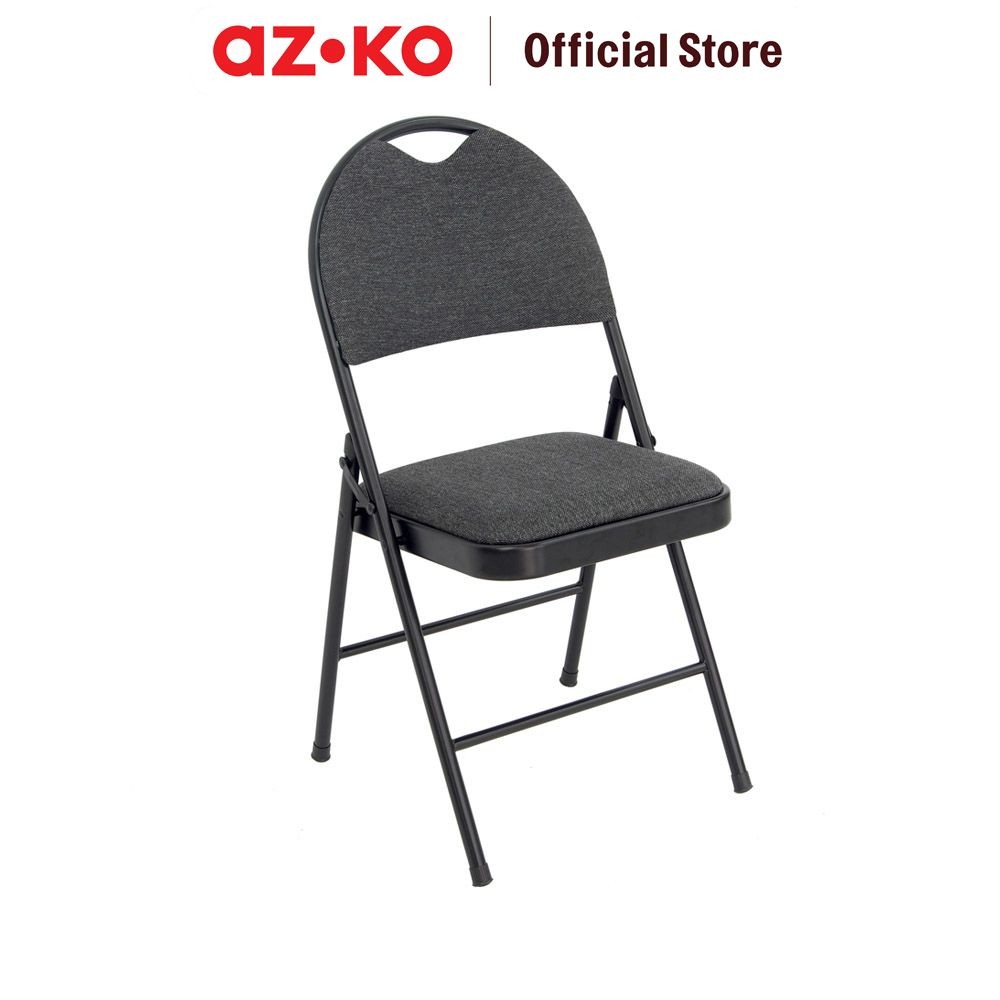 AZKO Soleil Eliana Kursi Lipat - Abu-Abu Tua Multifunctional Foldable Chair Tempat Duduk Serbaguna K