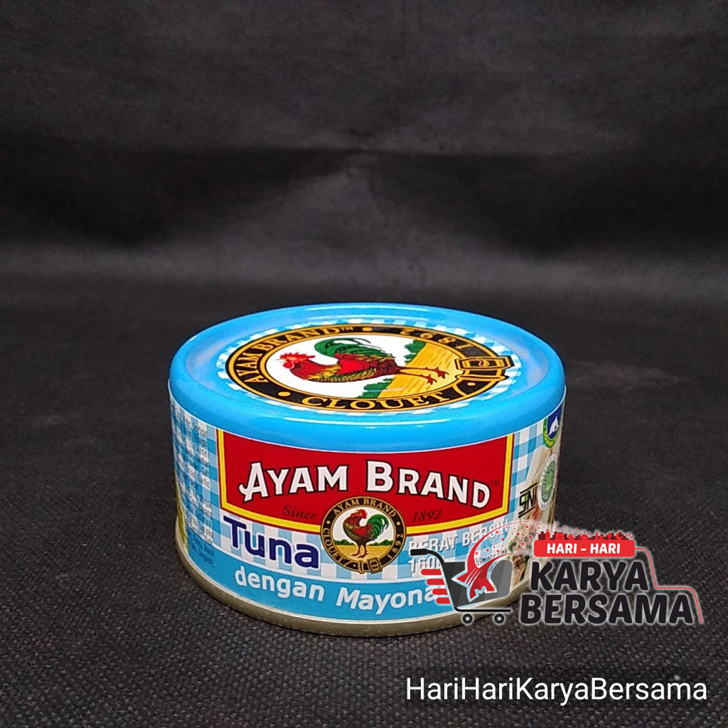 

MAKANAN KALENG AYAM BRAND TUNA WITH MAYONNAISE 160GR